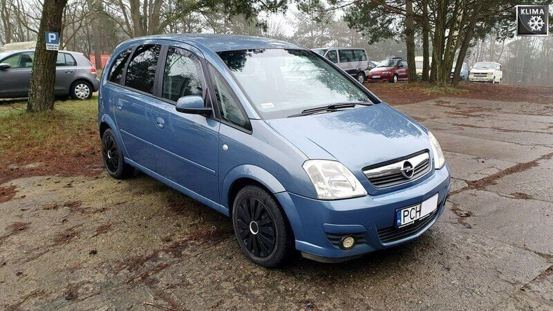 Niebieski Używany 2007 Opel Meriva Minivan | 5970 zł (Uczciwa cena) - Obraz 1/4