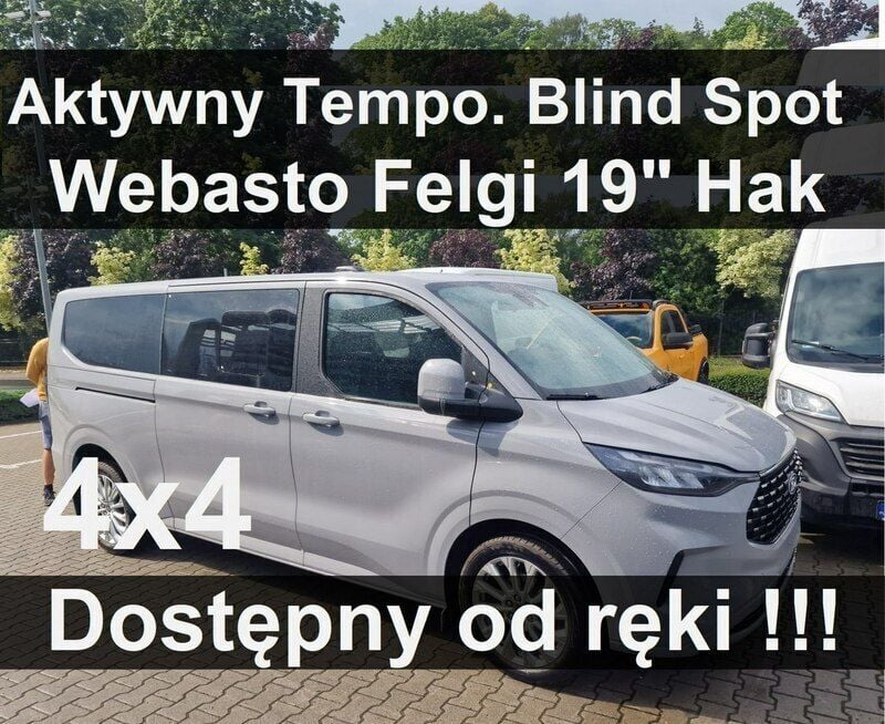 Szary (metalik) Nowe 2024 Ford Tourneo Custom Titanium Van | 287 820 zł - Obraz 1/4