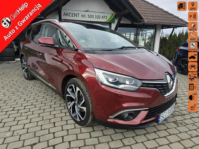 Używany Renault Grand Scénic IV 132 KM (97 kW) 2017 Bordowy (metalik) Minivan