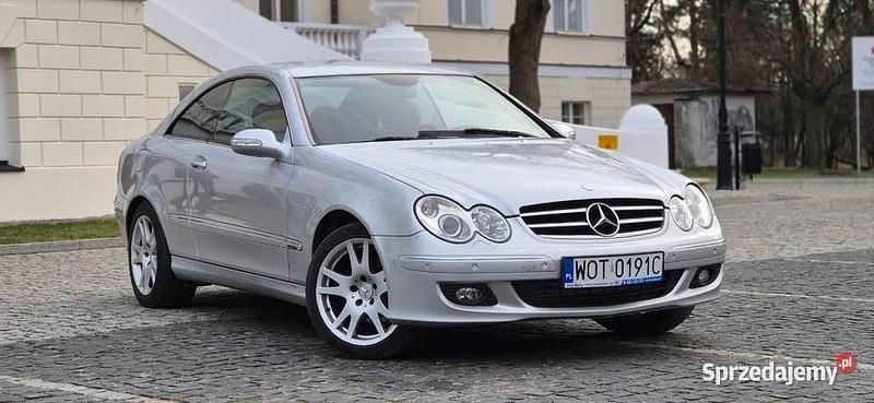 Używany Mercedes C200 Avantgarde 2006 Srebrny Coupe