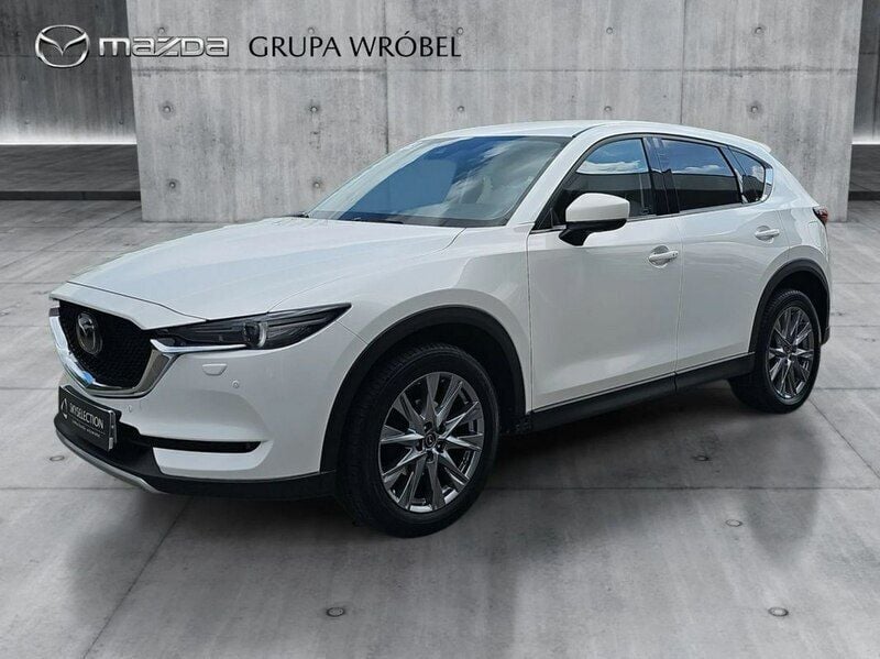 Biały Używany 2021 Mazda CX-5 SUV | 129 900 zł - Obraz 1/4