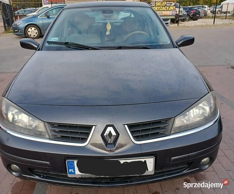 Grafitowy Używany 2006 Renault Laguna II Sedan/Limuzyna | 7999 zł (Drogi) - Obraz 1/4