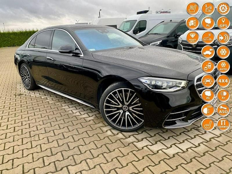 Czarny Używany 2022 Mercedes S580 AMG Sedan/Limuzyna | 489 990 zł - Obraz 1/4