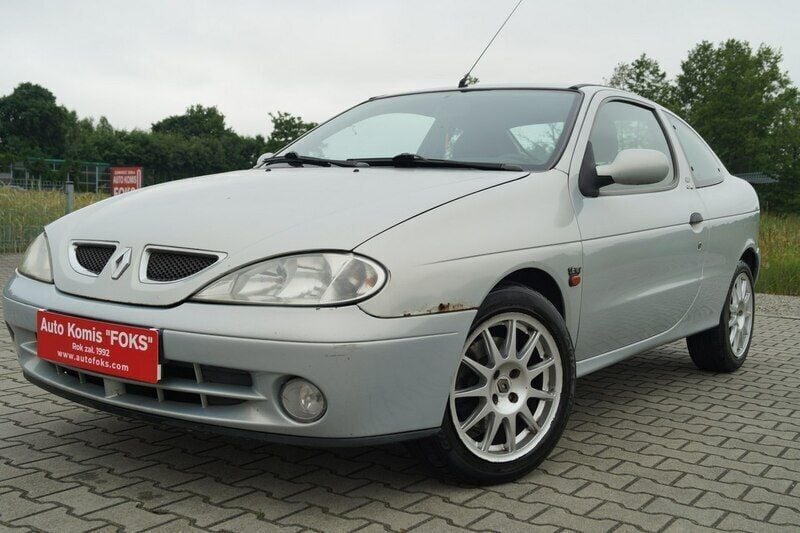 Szary (metalik) Używany 2001 Renault Mégane Coupé Coupe | 2900 zł - Obraz 1/4