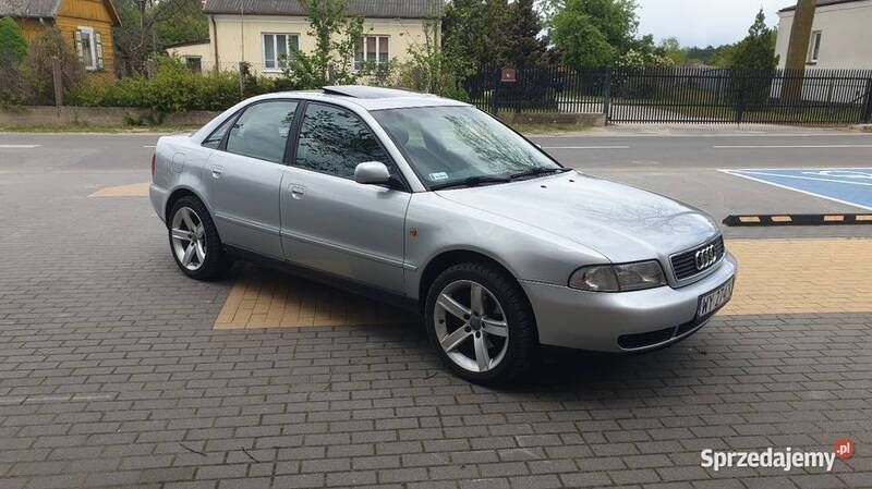 Srebrny Używany 1998 Audi A4 Sedan/Limuzyna | 12 600 zł - Obraz 1/4