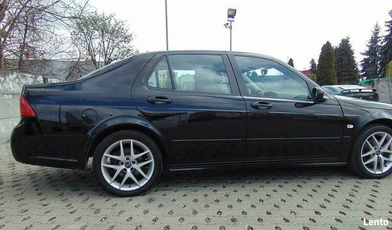 Używany Saab 9-3 2008 Czarny Sedan/Limuzyna