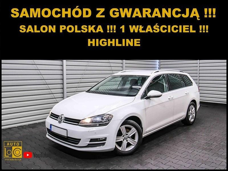 Biały (metalik) Używany 2016 VW Golf VII Kombi | 34 444 zł (Uczciwa cena) - Obraz 1/4