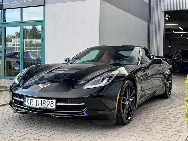 Czarny (metalik, perła) Używany 2013 Chevrolet Corvette LT Kabriolet | 249 000 zł - Obraz 1/4