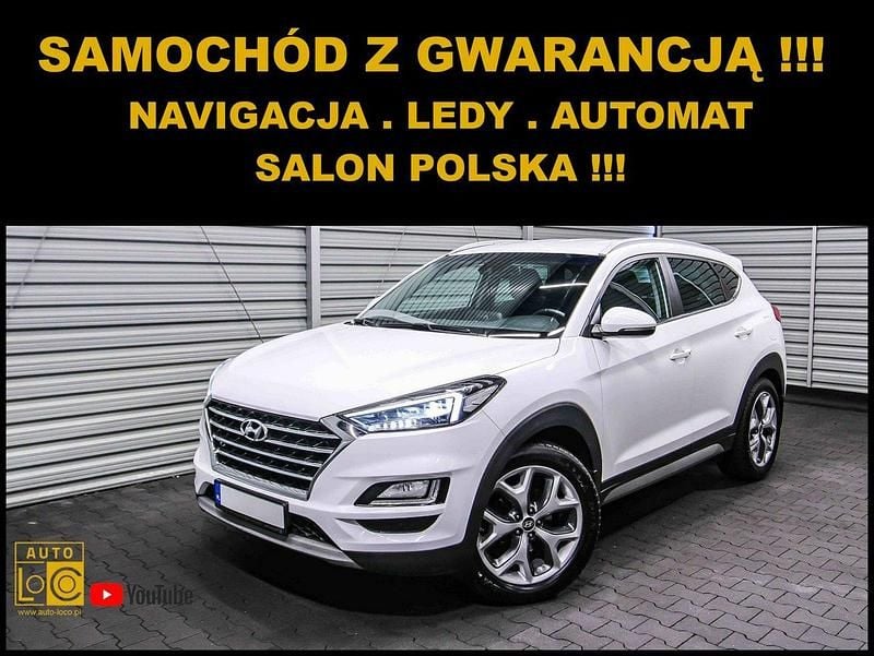 Biały (metalik) Używany 2019 Hyundai Tucson SUV | 54 381 zł (Super Cena) - Obraz 1/4