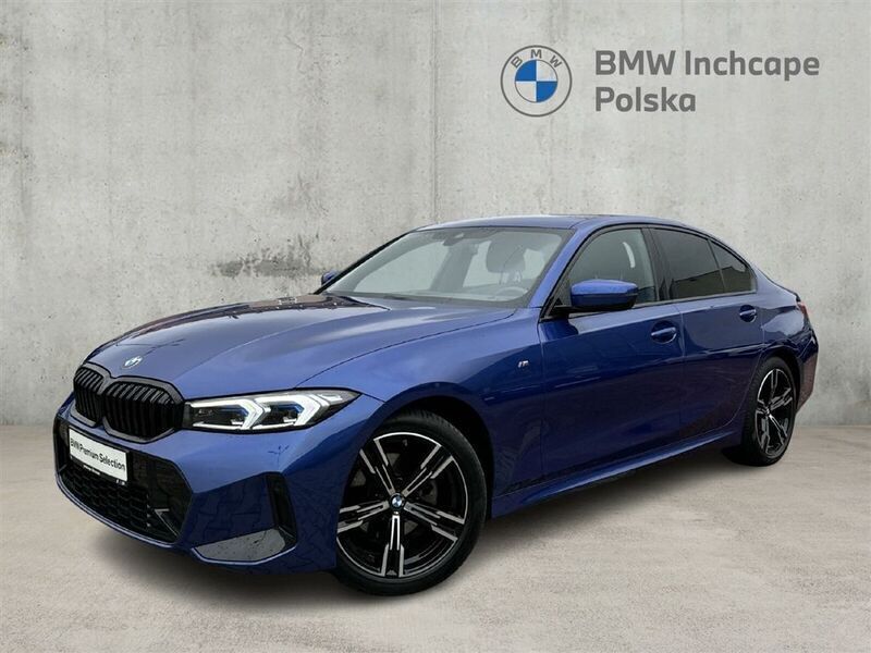 Portimao blue metallic metalizowany Używany 2023 BMW 320 Shadowline Sedan/Limuzyna | 229 900 zł - Obraz 1/3