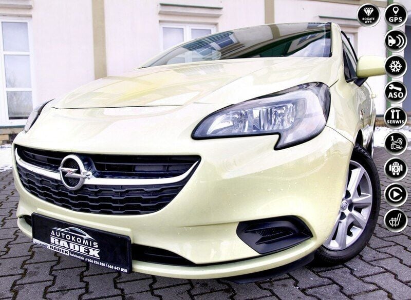 Żółty Używany 2015 Opel Corsa Hatchback | 25 999 zł (Uczciwa cena) - Obraz 1/4