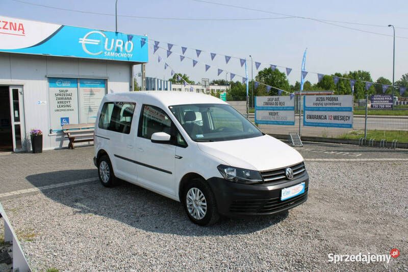 Biały Używany 2016 VW Caddy Minivan | 40 900 zł - Obraz 1/4