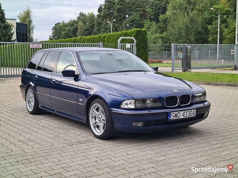 Niebieski Używany 1997 BMW 523 Kombi | 16 900 zł - Obraz 1/4