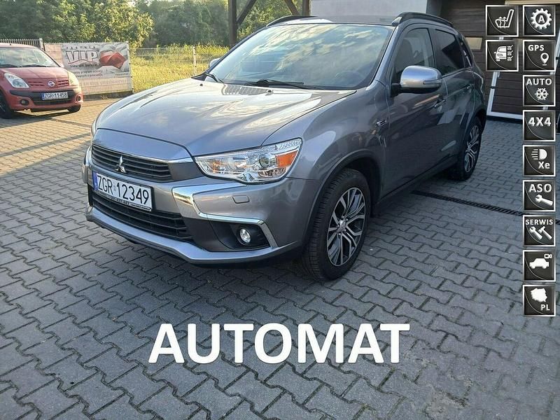 Szary Używany 2017 Mitsubishi ASX SUV | 49 900 zł - Obraz 1/4