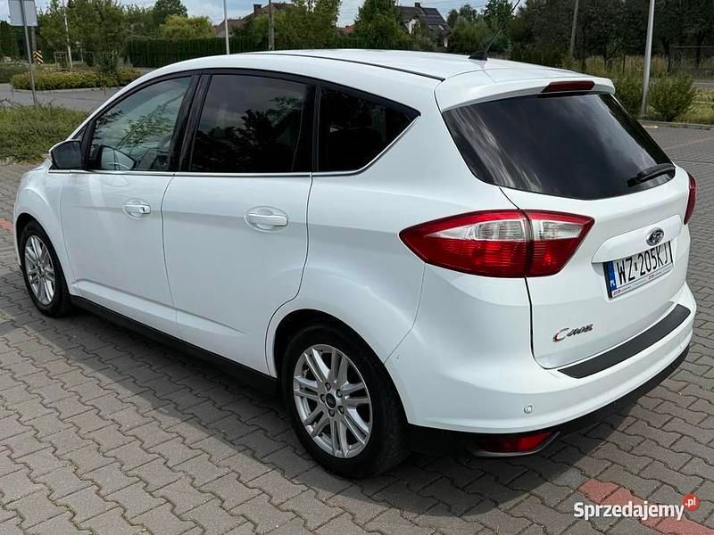 Biały Używany 2012 Ford C-MAX Titanium Minivan | 25 500 zł (Uczciwa cena) - Obraz 1/4