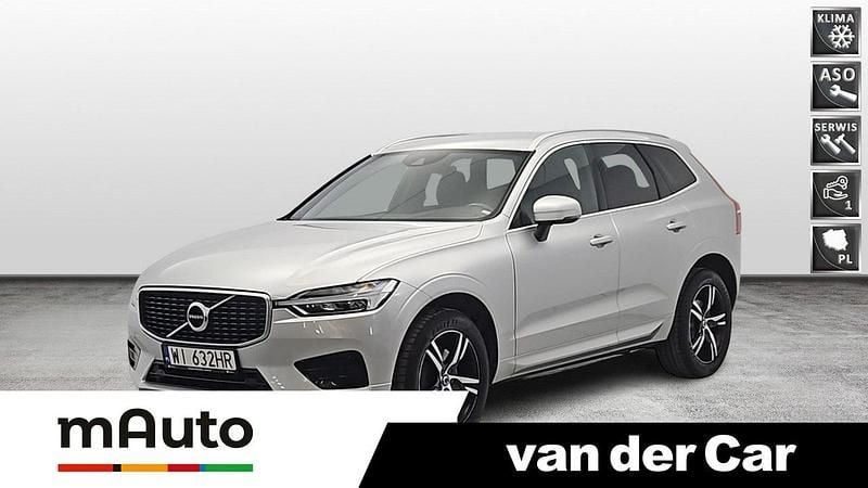 Srebrny Używany 2018 Volvo XC60 R-Design SUV | 99 900 zł (Uczciwa cena) - Obraz 1/4