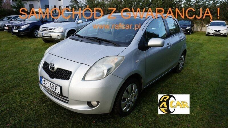 Szary Używany 2007 Toyota Yaris Hatchback | 14 999 zł (Uczciwa cena) - Obraz 1/4