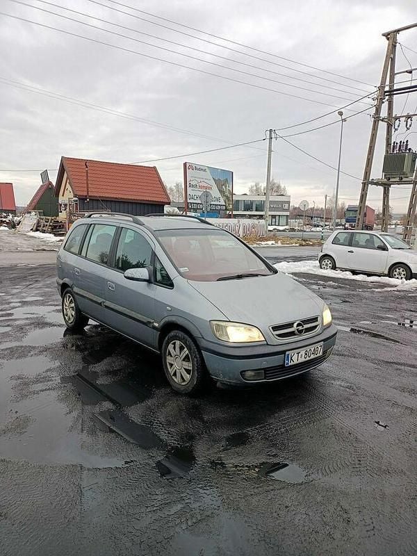 Srebrny Używany 2003 Opel Zafira Minivan | 2700 zł (Uczciwa cena) - Obraz 1/4