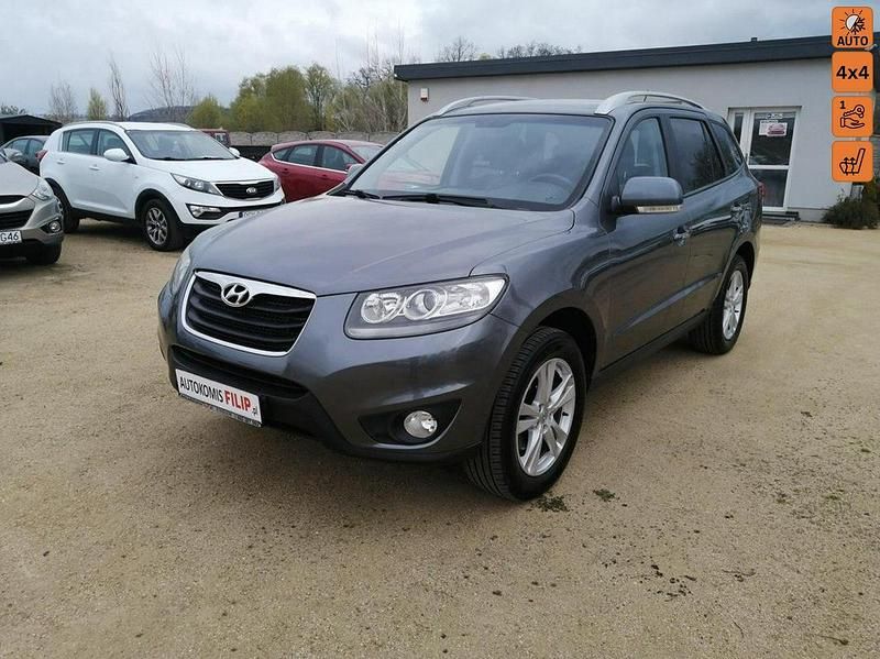 Szary (metalik) Używany 2013 Hyundai Santa Fe SUV | 35 900 zł (Uczciwa cena) - Obraz 1/4