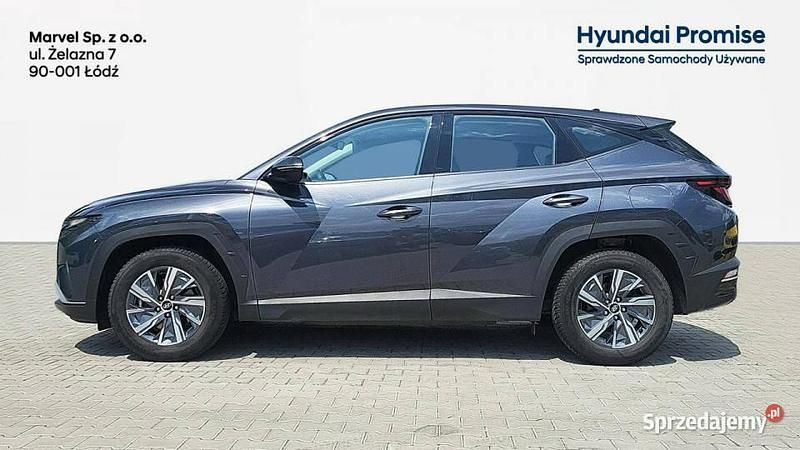 Szary Używany 2024 Hyundai Tucson SUV | 105 900 zł (Uczciwa cena) - Obraz 1/4