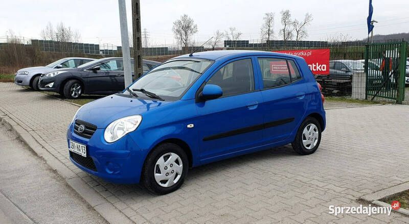 Niebieski Używany 2008 Kia Picanto 2 Hatchback | 12 900 zł (Dość drogi) - Obraz 1/4