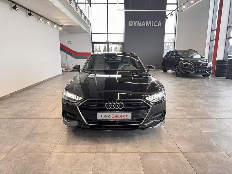 Czarny (metalik) Używany 2021 Audi A7 Sportback Premium Hatchback | 174 900 zł - Obraz 1/2