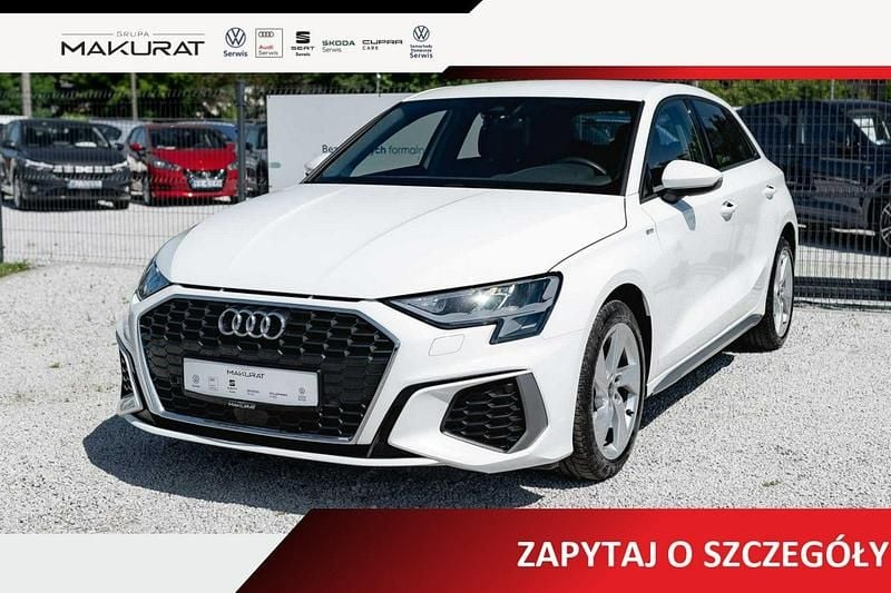 Biały Używany 2023 Audi A3 S-Line Hatchback | 83 850 zł (Dobra cena) - Obraz 1/4