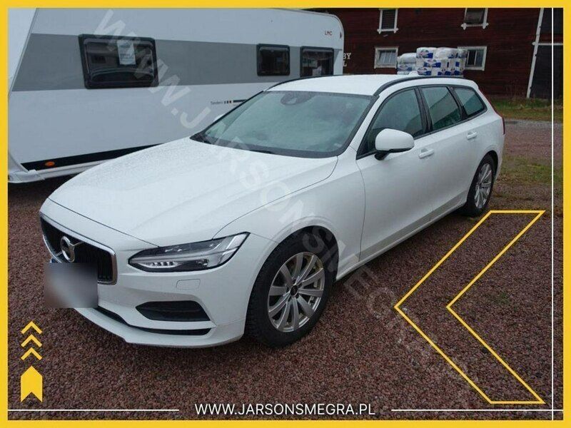 Biały Używany 2018 Volvo V90 Kombi | 72 600 zł (Uczciwa cena) - Obraz 1/4