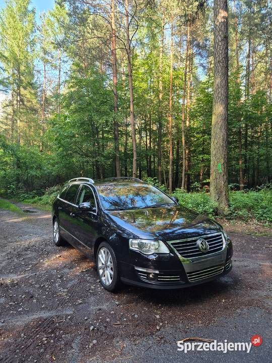 Czarny Używany 2008 VW Passat Highline Kombi | 21 000 zł (Dość drogi) - Obraz 1/4