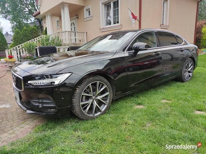 Czarny Używany 2018 Volvo S90 Sedan/Limuzyna | 95 500 zł (Super Cena) - Obraz 1/4