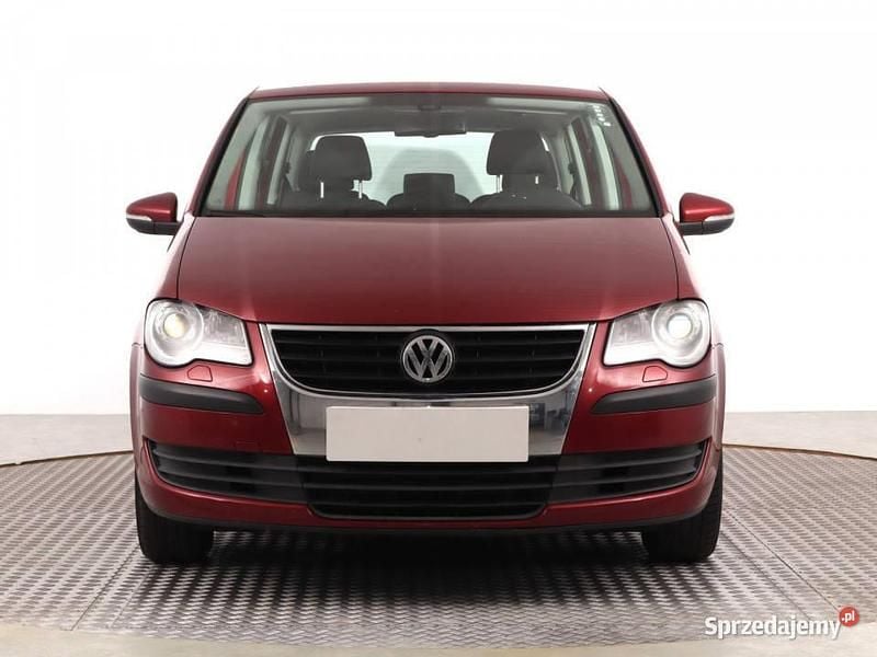 Czerwony Używany 2009 VW Touran Minivan | 14 999 zł - Obraz 1/4