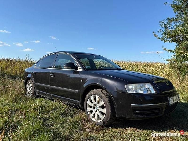 Czarny Używany 2007 Skoda Superb Sedan/Limuzyna | 10 900 zł - Obraz 1/4