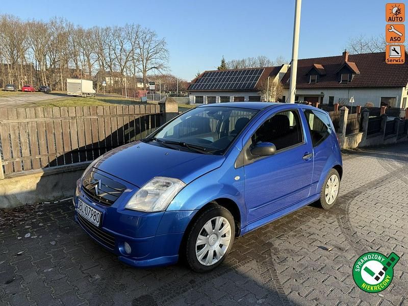 Niebieski Używany 2007 Citroën C2 Hatchback | 10 999 zł - Obraz 1/4