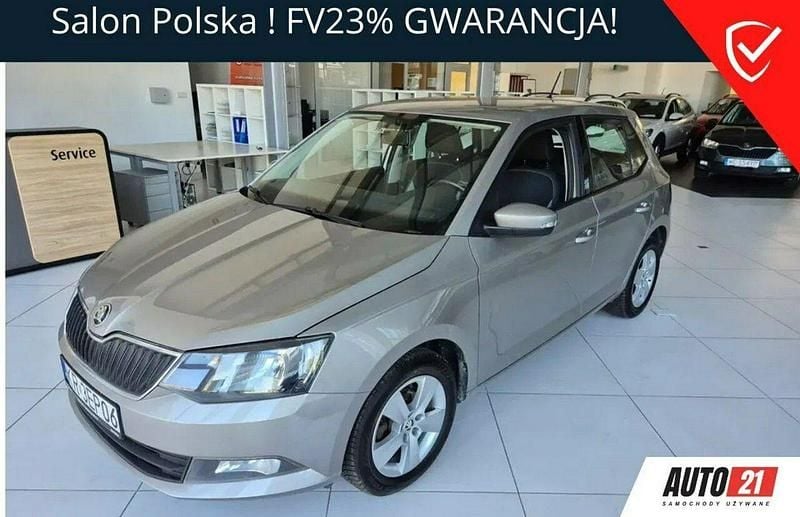 Szary Używany 2018 Skoda Fabia Hatchback | 25 900 zł (Dobra cena) - Obraz 1/4