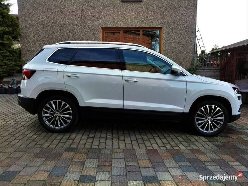 Biały Używany 2019 Skoda Karoq SUV | 65 900 zł - Obraz 1/4
