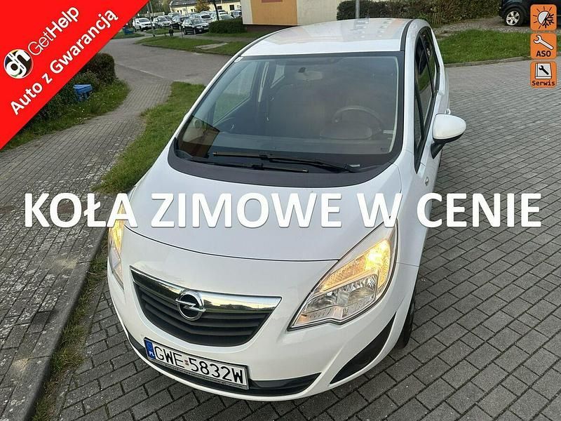 Biały Używany 2013 Opel Meriva Minivan | 19 500 zł (Uczciwa cena) - Obraz 1/4