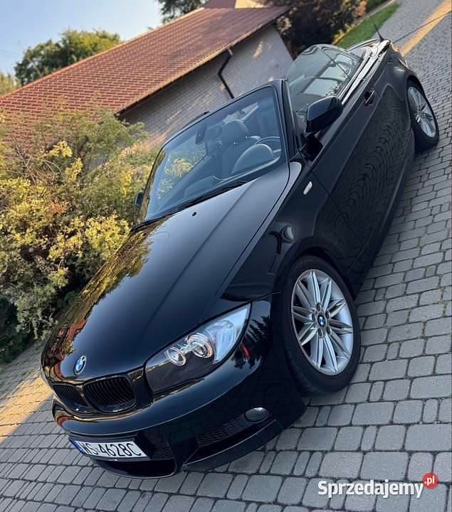 Czarny Używany 2009 BMW 118 Cabriolet Kabriolet | 26 900 zł - Obraz 1/2
