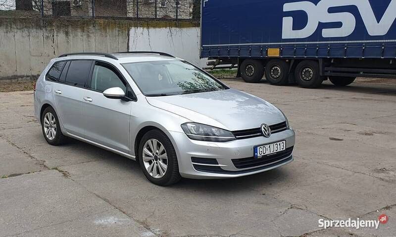Srebrny Używany 2014 VW Golf VII Kombi | 28 900 zł (Uczciwa cena) - Obraz 1/4