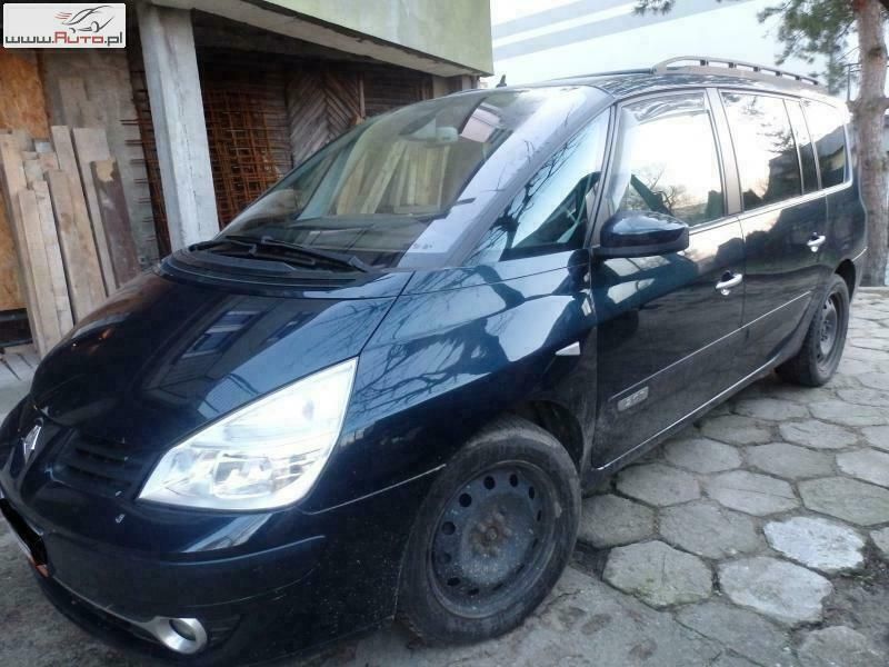 Zielony ciemny (metalik) Używany 2007 Renault Espace Minivan | 20 500 zł - Obraz 1/4