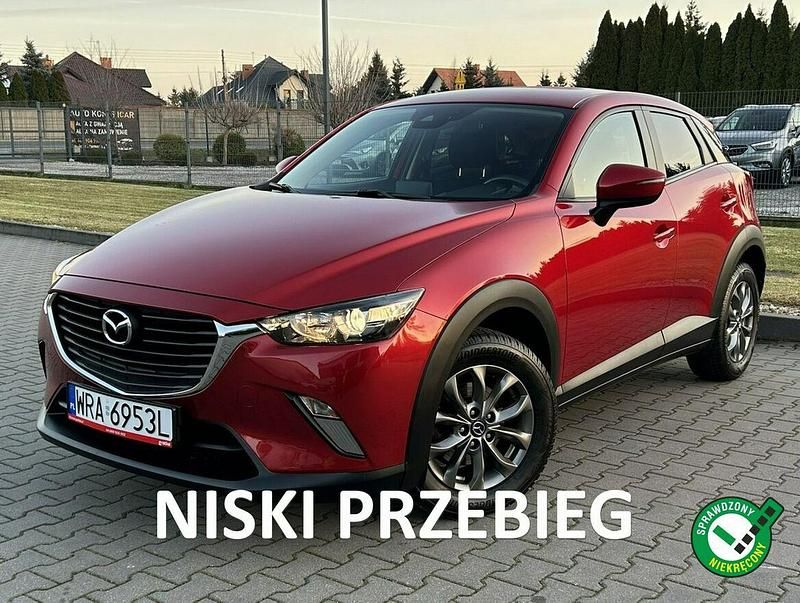 Czerwony Używany 2017 Mazda CX-3 SUV | 57 900 zł (Uczciwa cena) - Obraz 1/4