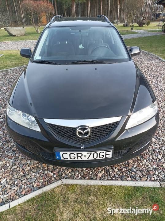 Czarny Używany 2004 Mazda 6 Sedan/Limuzyna | 6300 zł (Drogi) - Obraz 1/4