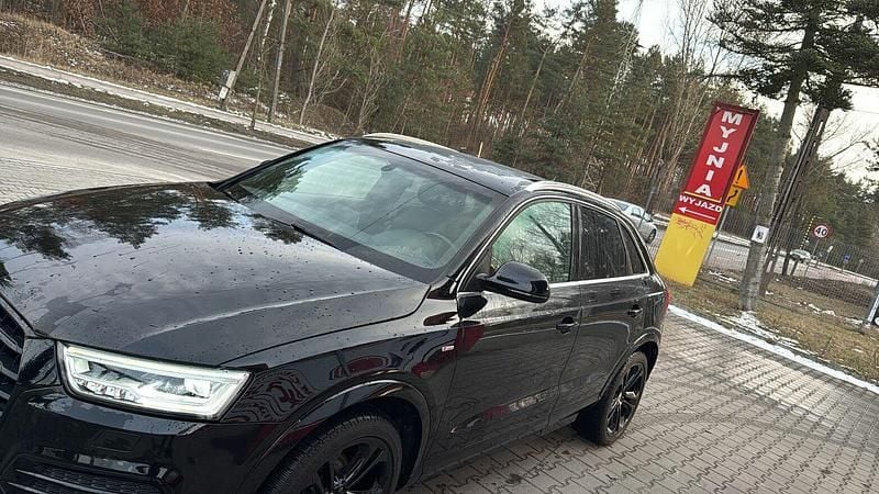 Czarny Używany 2016 Audi Q3 S-Line SUV | 74 500 zł (Uczciwa cena) - Obraz 1/4