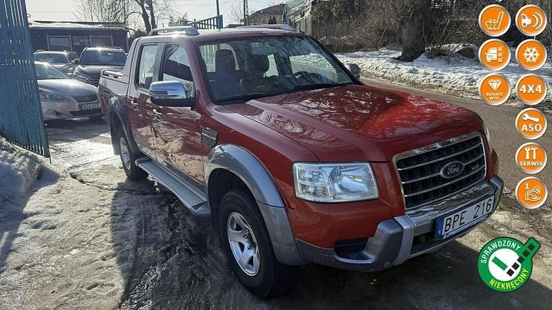 Używany Ford Ranger Wildtrack 140 KM (102 kW) 2008 Czerwony Pickup