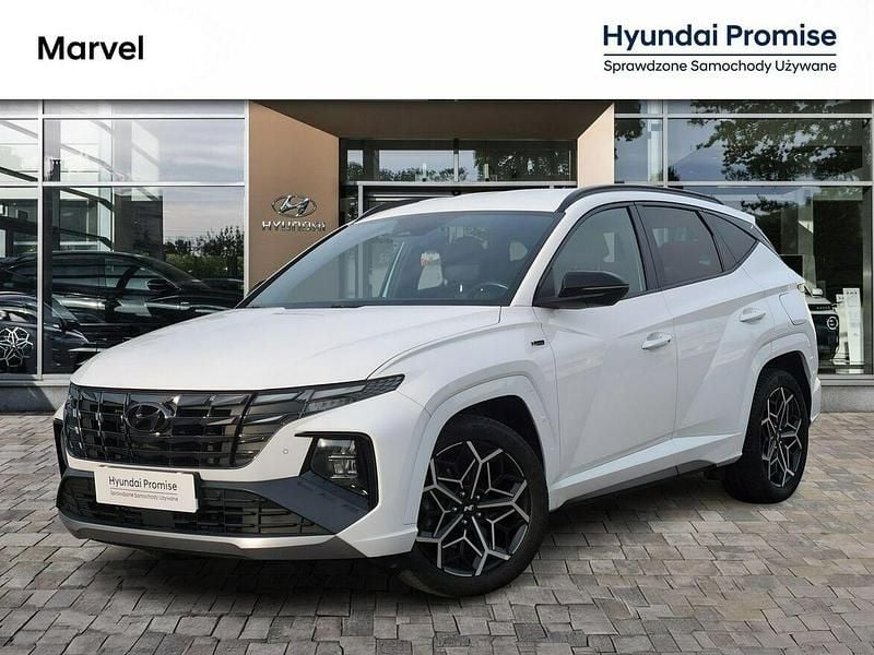 Biały Używany 2023 Hyundai Tucson N Line SUV | 129 900 zł - Obraz 1/4