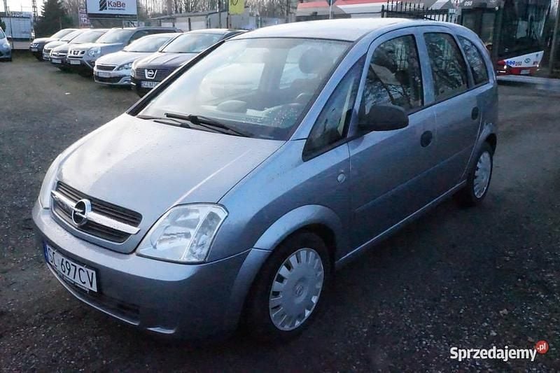 Srebrny Używany 2003 Opel Meriva Minivan | 8500 zł (Drogi) - Obraz 1/4