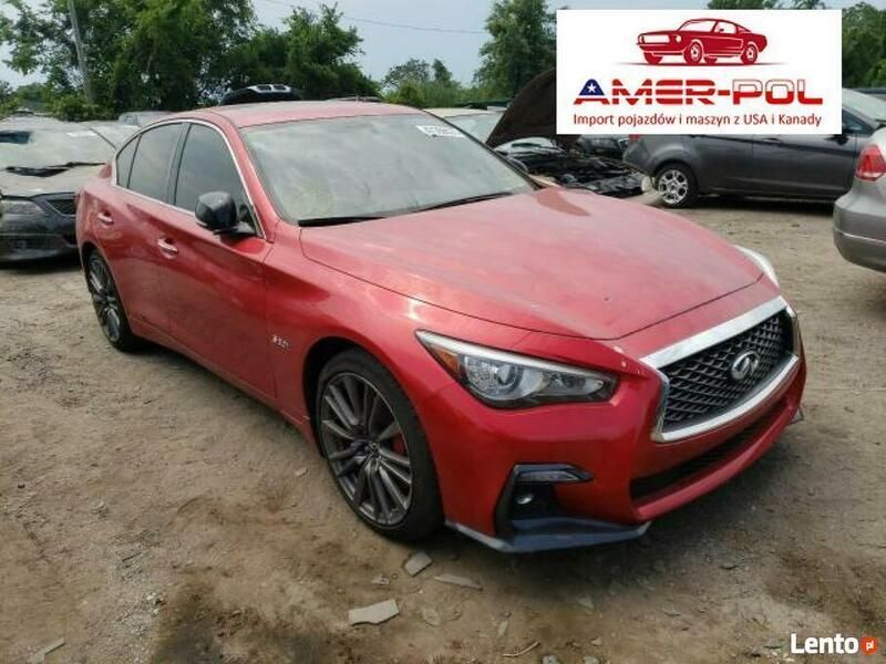 Czerwony Używany 2019 Infiniti Q50 Sport Tech Sedan/Limuzyna | 118 000 zł - Obraz 1/4