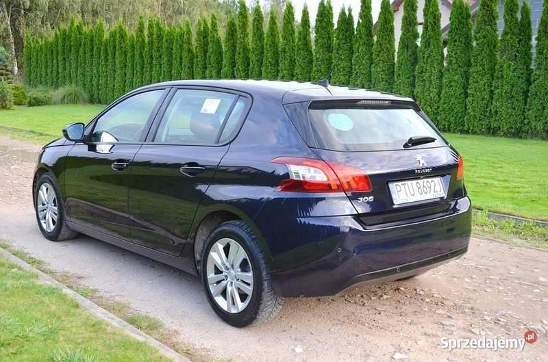 Fioletowy Używany 2017 Peugeot 308 Hatchback | 33 900 zł (Dobra cena) - Obraz 1/4