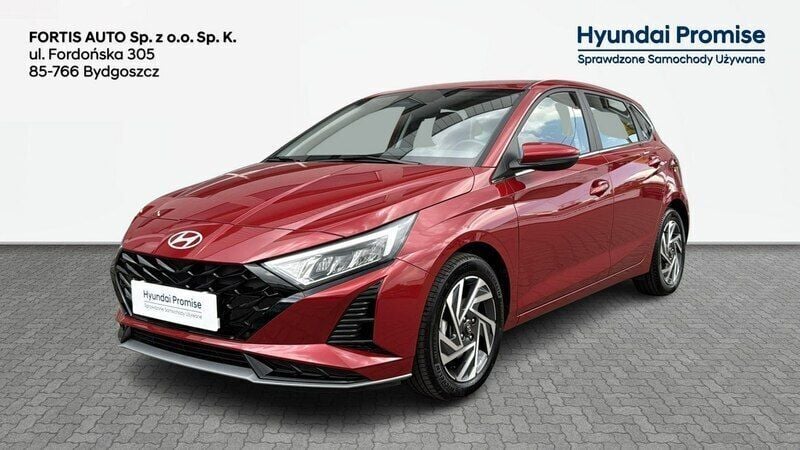 Czerwony Używany 2024 Hyundai i20 Comfort Hatchback | 77 900 zł (Drogi) - Obraz 1/4