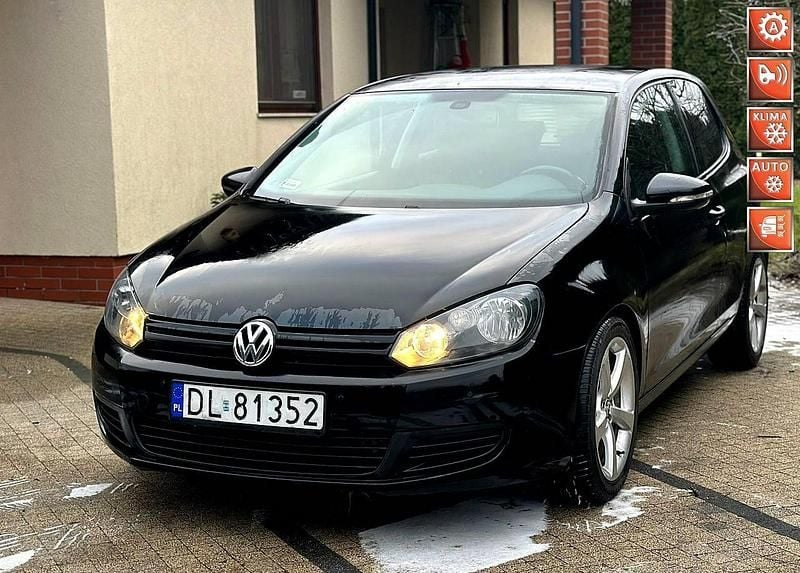 Czarny Używany 2009 VW Golf VI Hatchback | 16 900 zł (Dobra cena) - Obraz 1/4