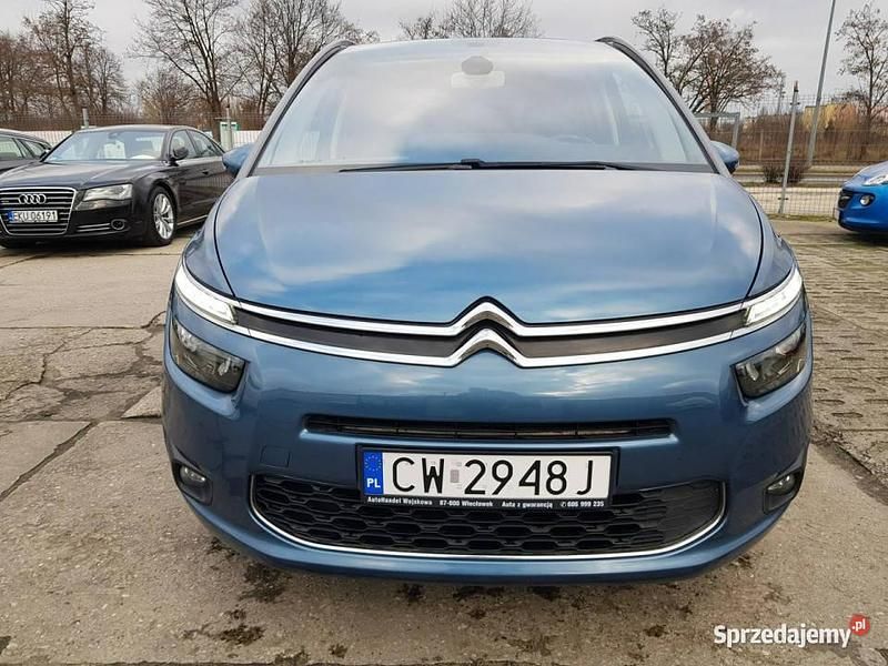 Niebieski Używany 2015 Citroën Grand C4 Picasso Minivan | 37 500 zł (Uczciwa cena) - Obraz 1/4